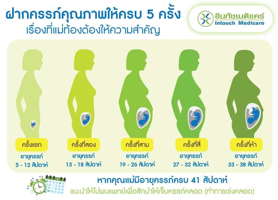 ฝากครรภ์คุณภาพ 5 ครั้ง ฝากครรภ์คุณภาพ 5 ครั้ง