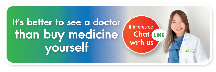 It's better to see a doctor than buy medicine yourself.