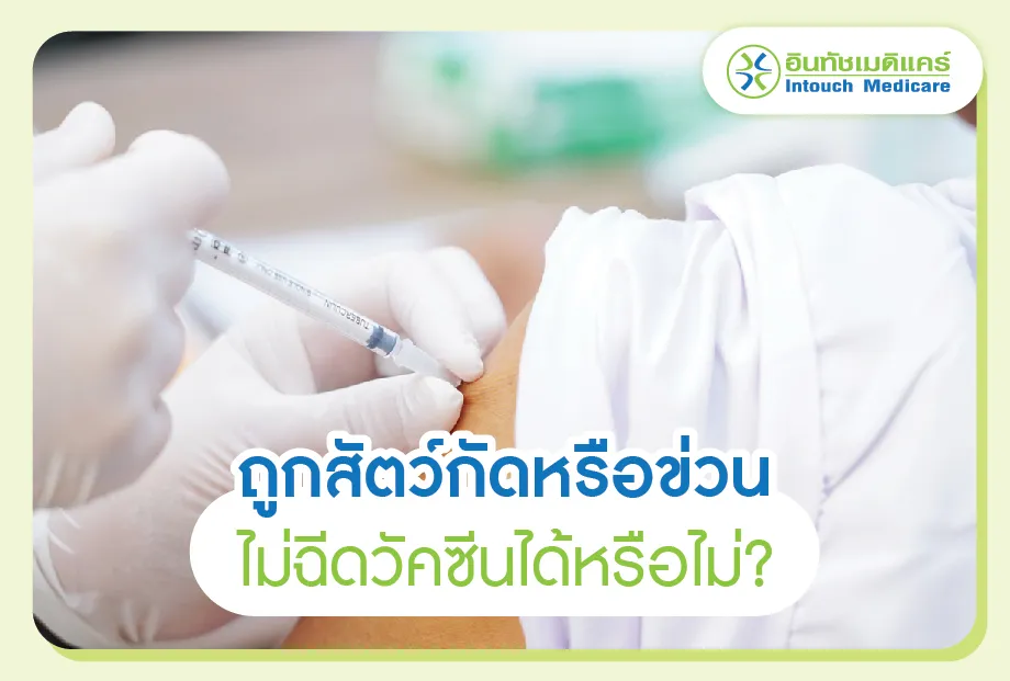 ไม่รับการฉีดวัคซีน หลังถูกสัตว์ข่วนได้หรือไม่?