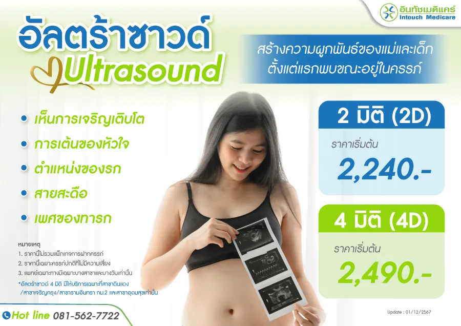 อัลตร้าซาวด์ 2 มิติ อัลตร้าซาวด์ 4 มิติ